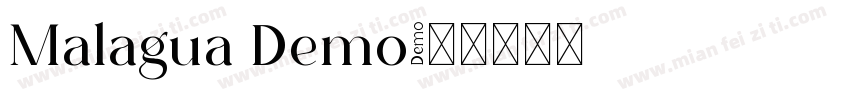 Malagua Demo字体转换